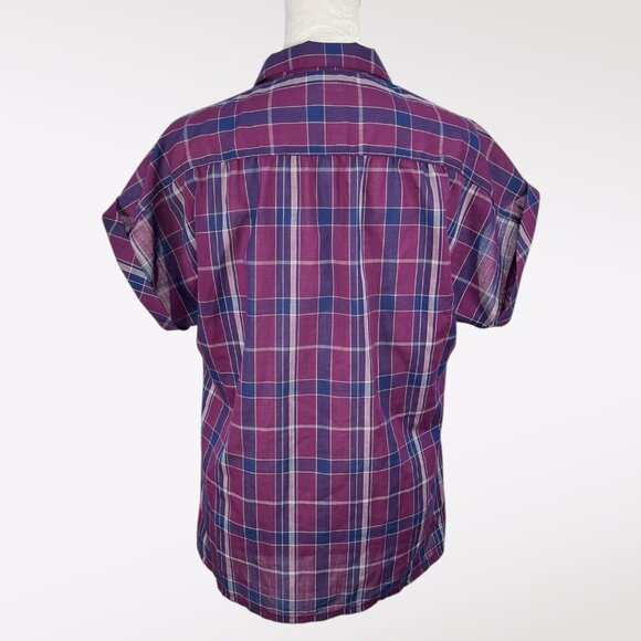 Vintage Koret City Blues Short Sleeve Button Down Shirt Union Made Size Medium - Picture 5 of 9